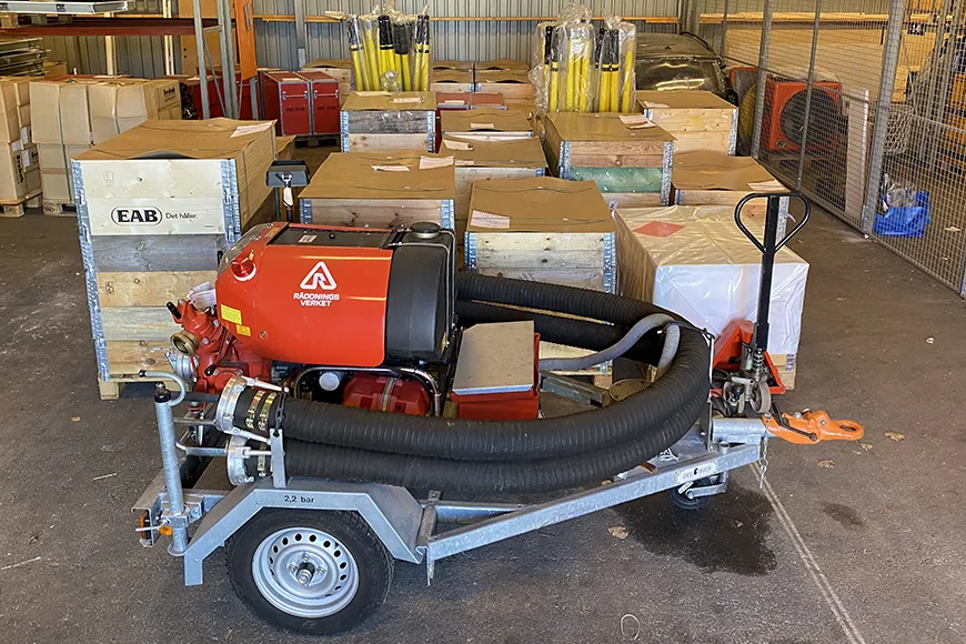 Raddningsmaterial Rsyd Pallar 870